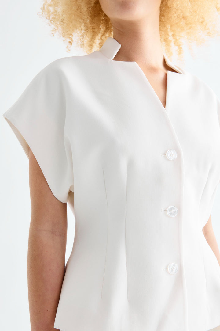 Minju Blouse, Egret