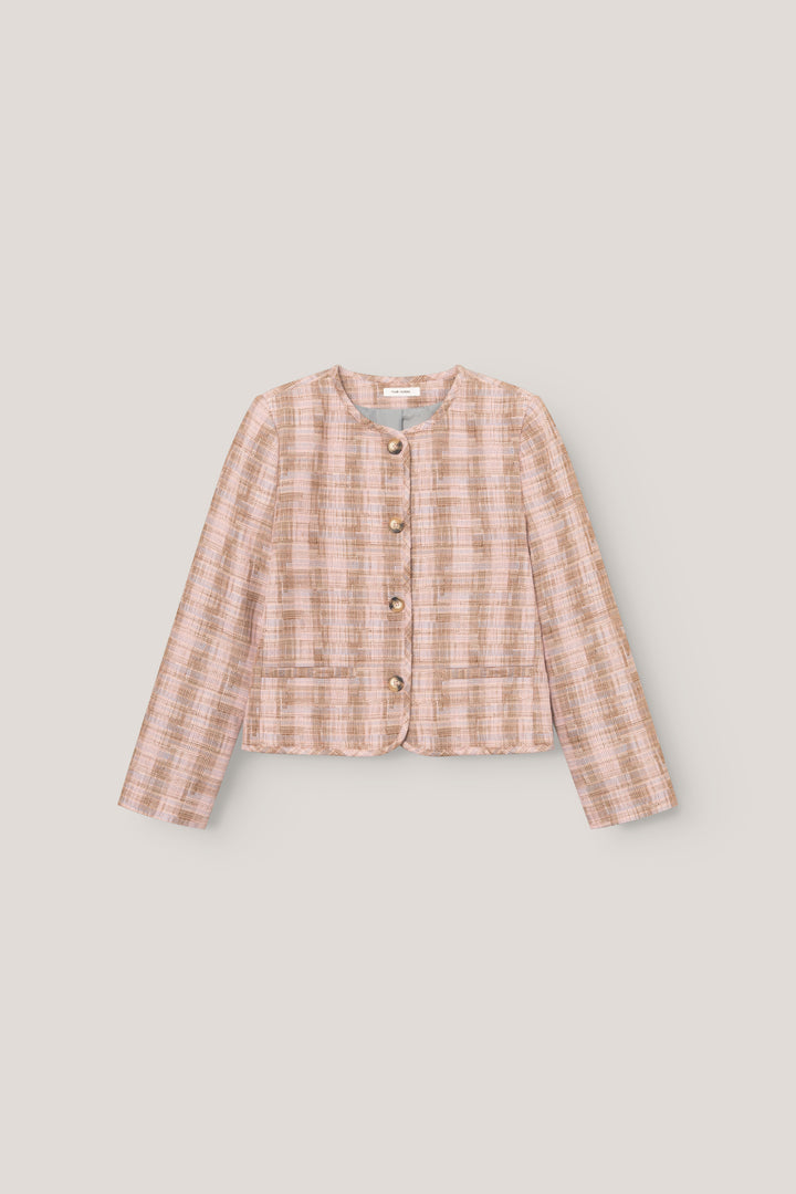 Greenport Jacket, Rose Tan Weave