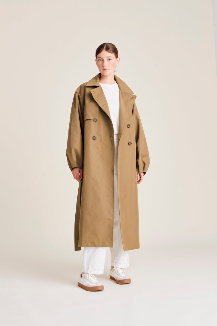 Tinaco Trenchcoat, Sandy Brown