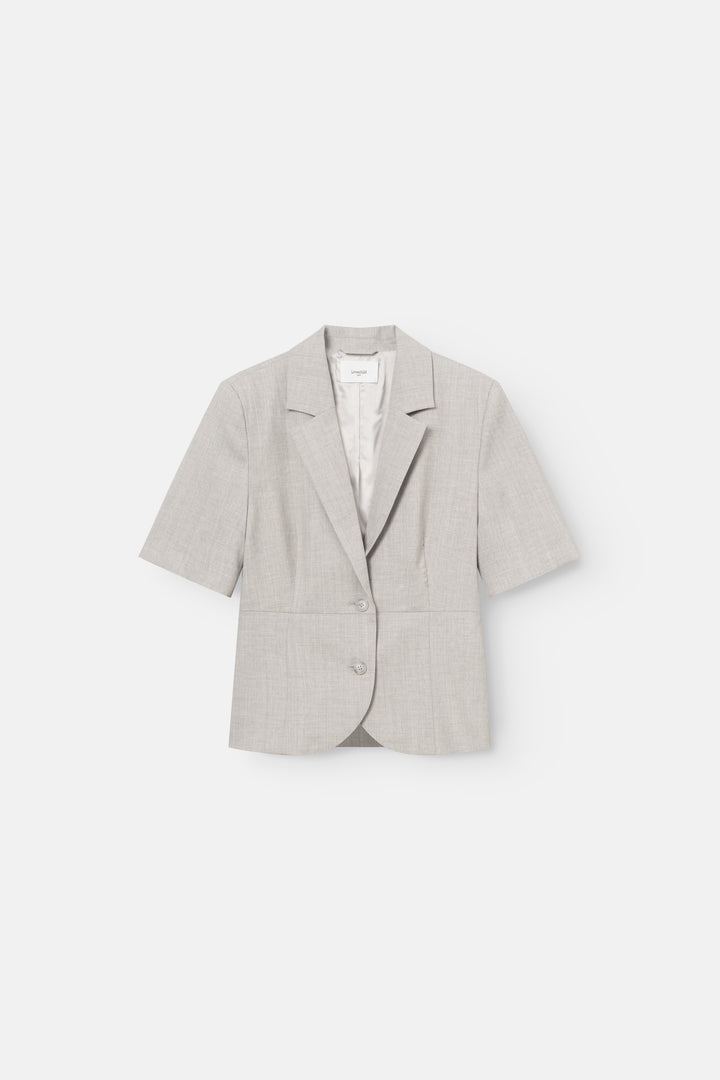 Alana Blazer, Light Grey Melange