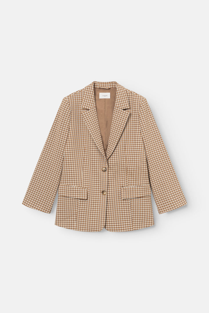 Noomi Blazer, Brown Multi Check