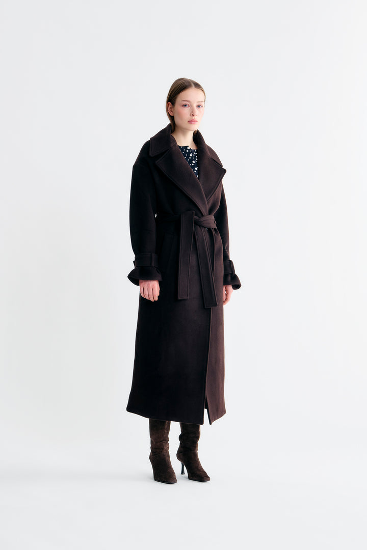 Ibi Coat - Chestnut