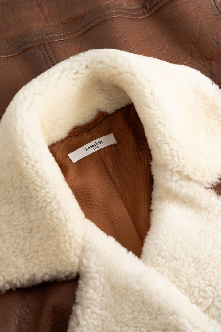 Jayleen Leather Jacket - Cognac