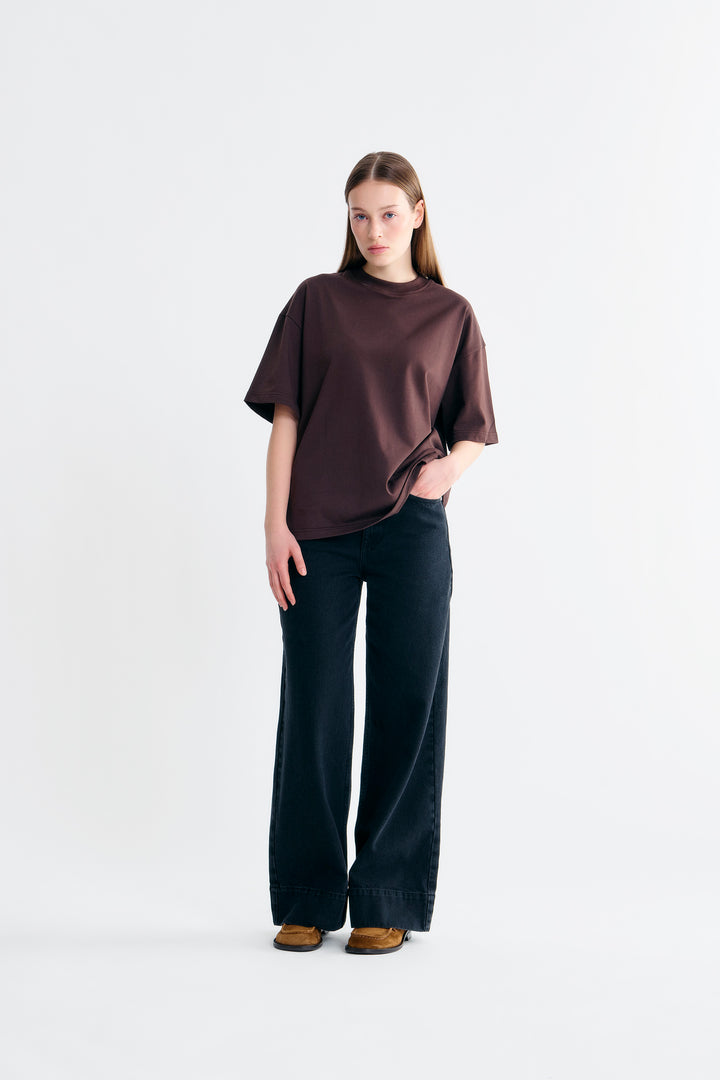 Aria T-Shirt - Chestnut