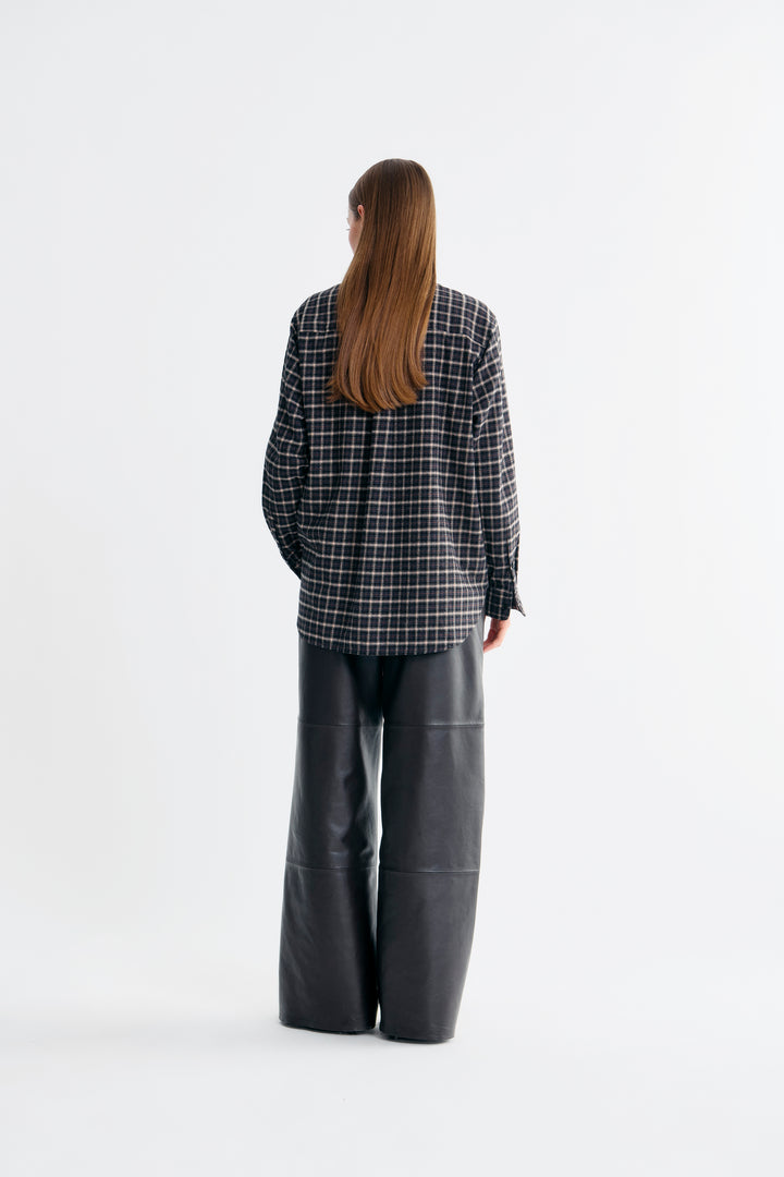 Lana Leather Pants - Chestnut