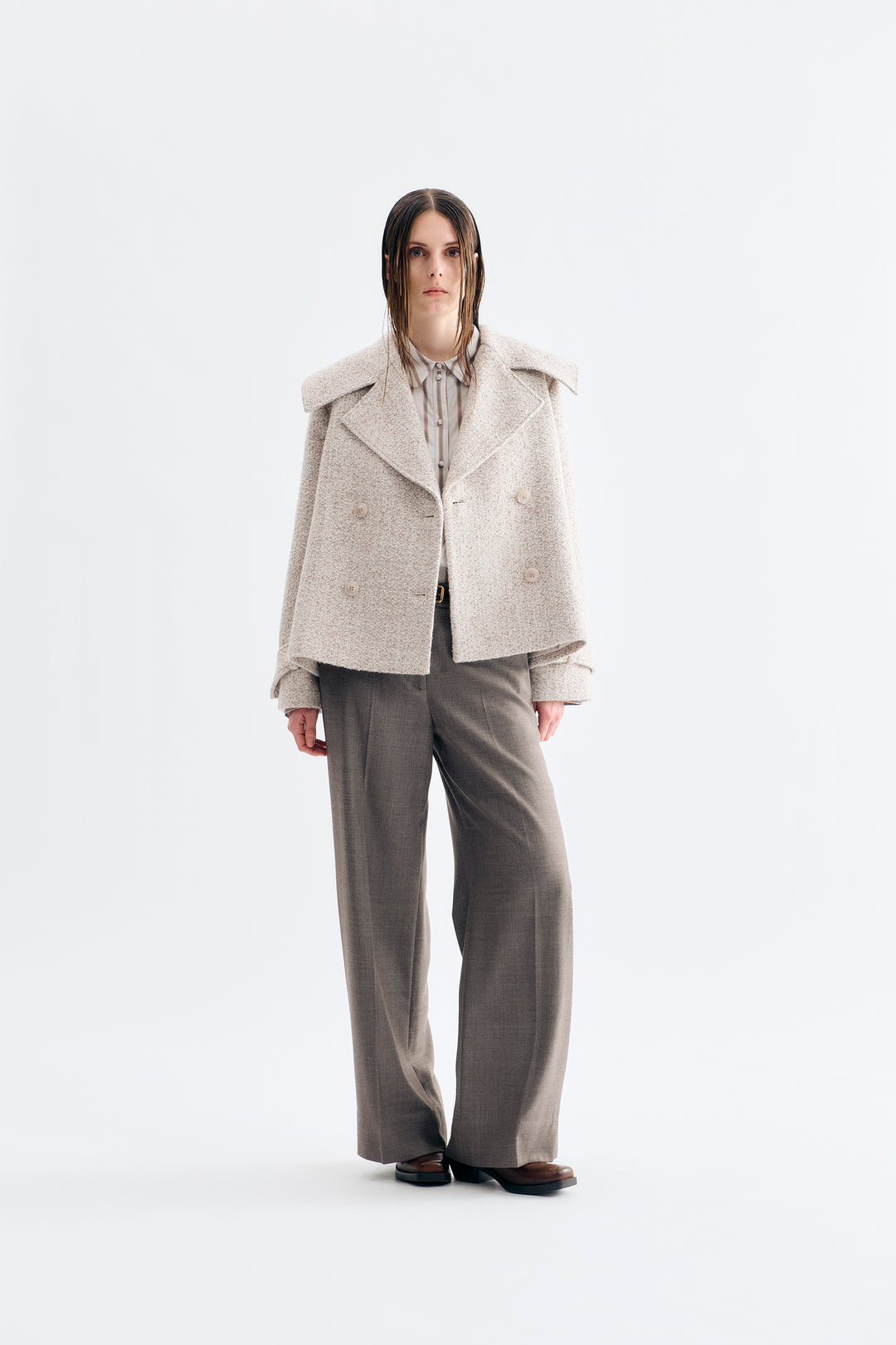 Colleen Jacket - Beige Melange