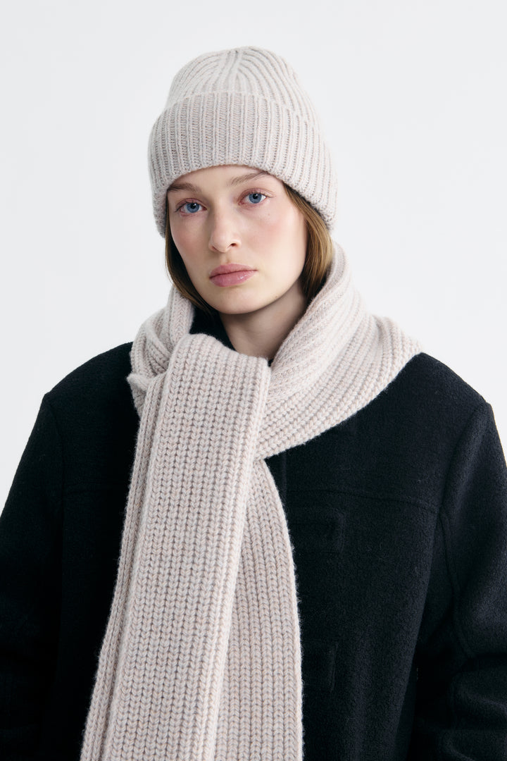 Jara Beanie - Beige Melange