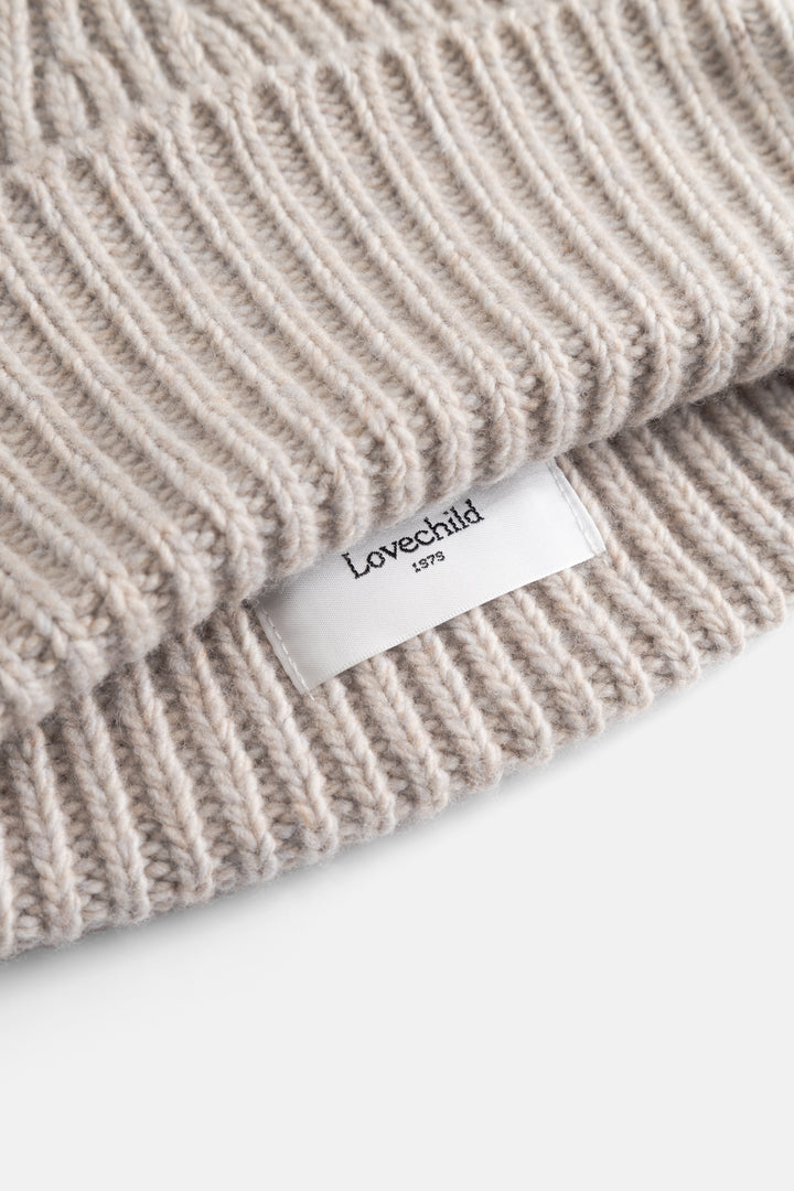 Jara Beanie - Beige Melange
