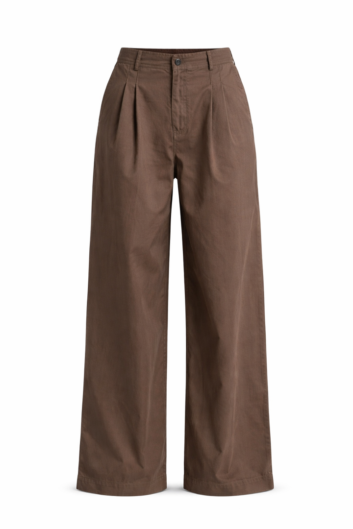 Julie Cotton Pants, Cold Desert