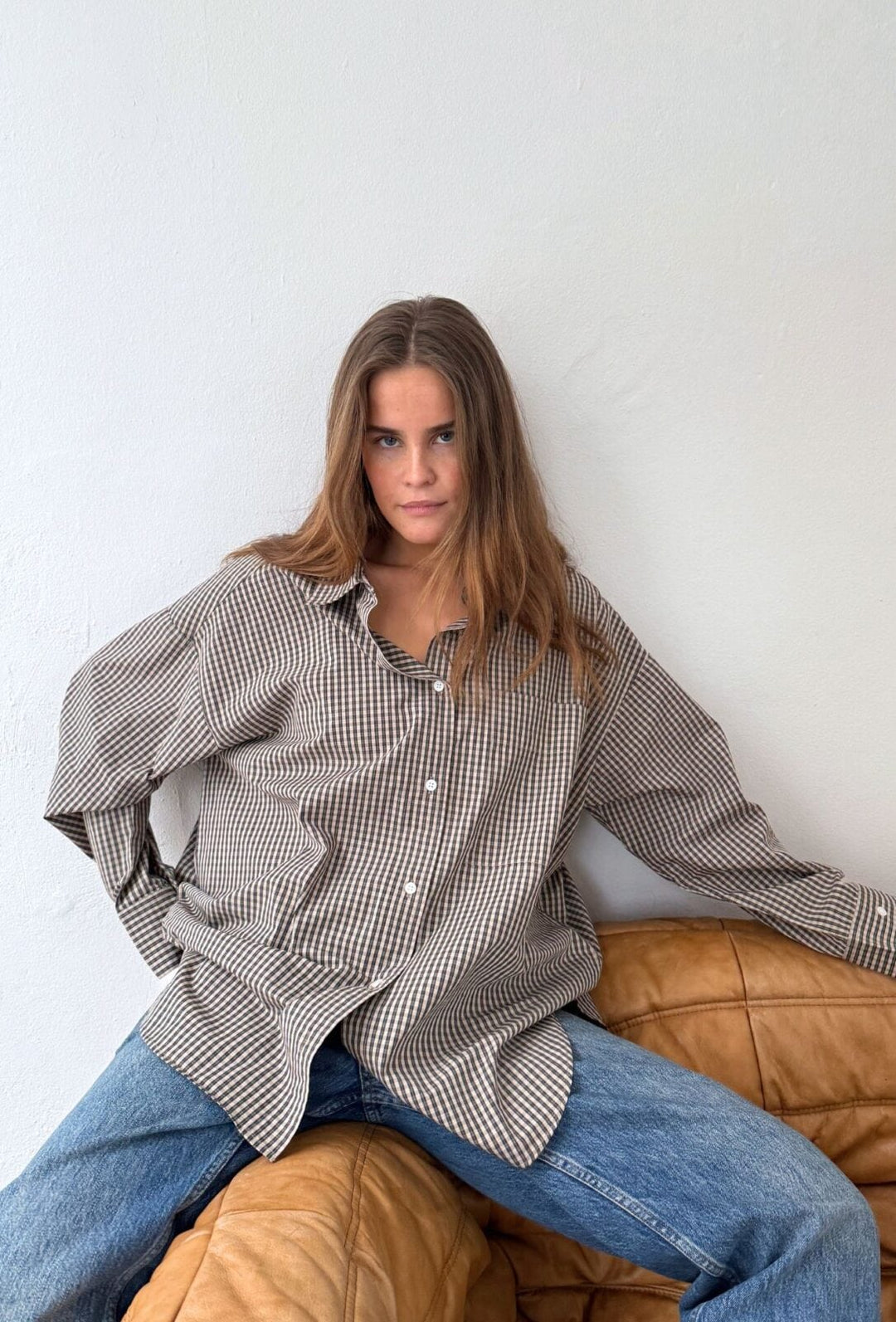 Fie Check Shirt - Nature
