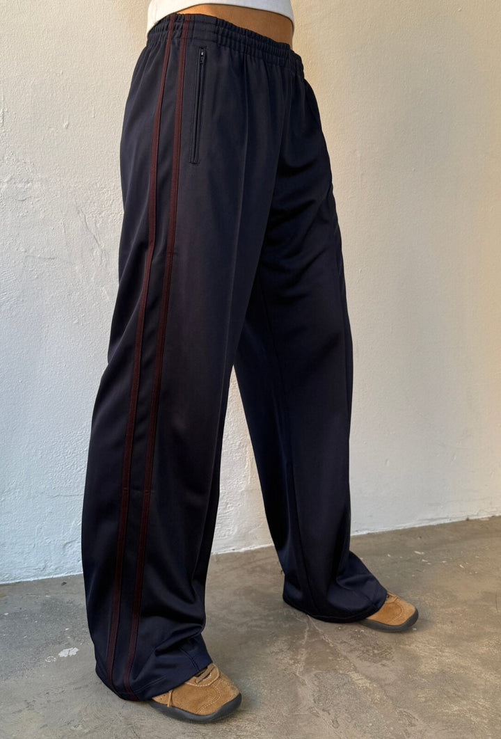 Mia Pants, Navy/Wine