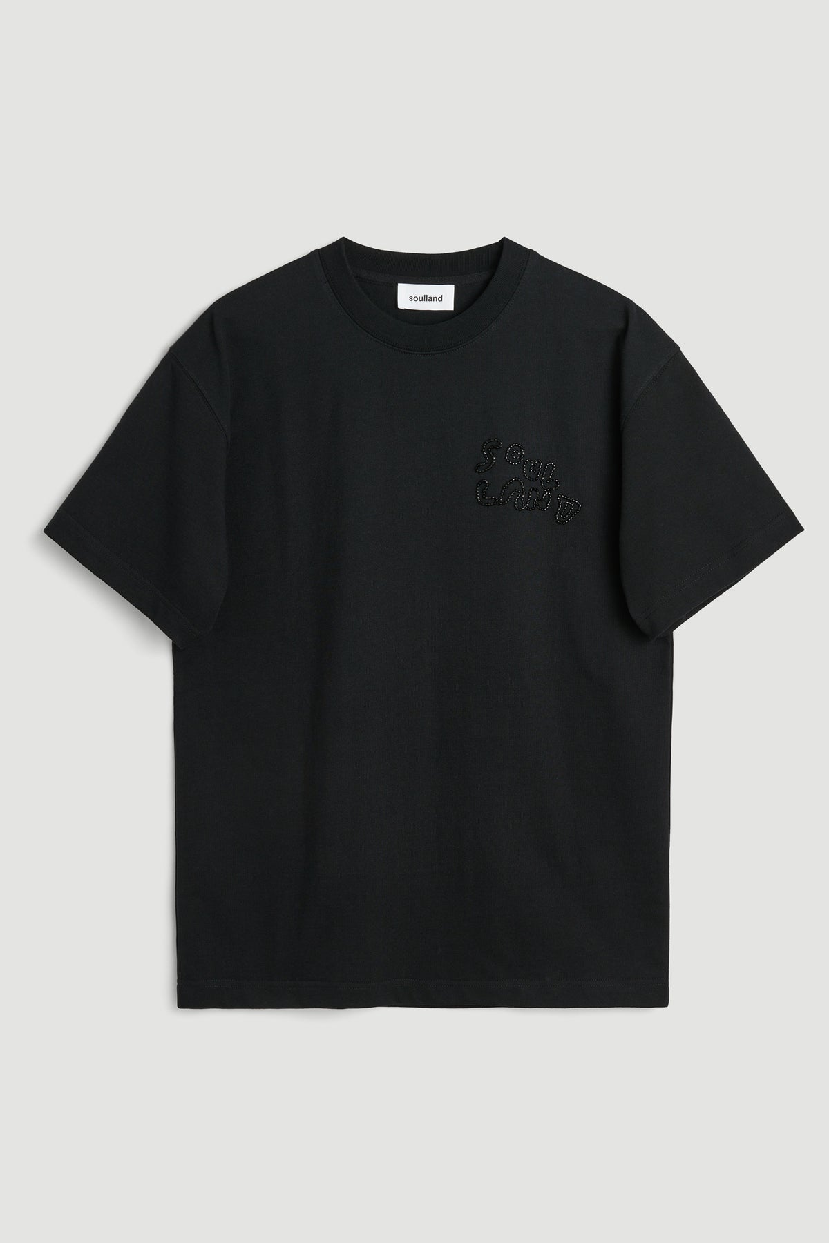 KAI beaded T-shirt, Black