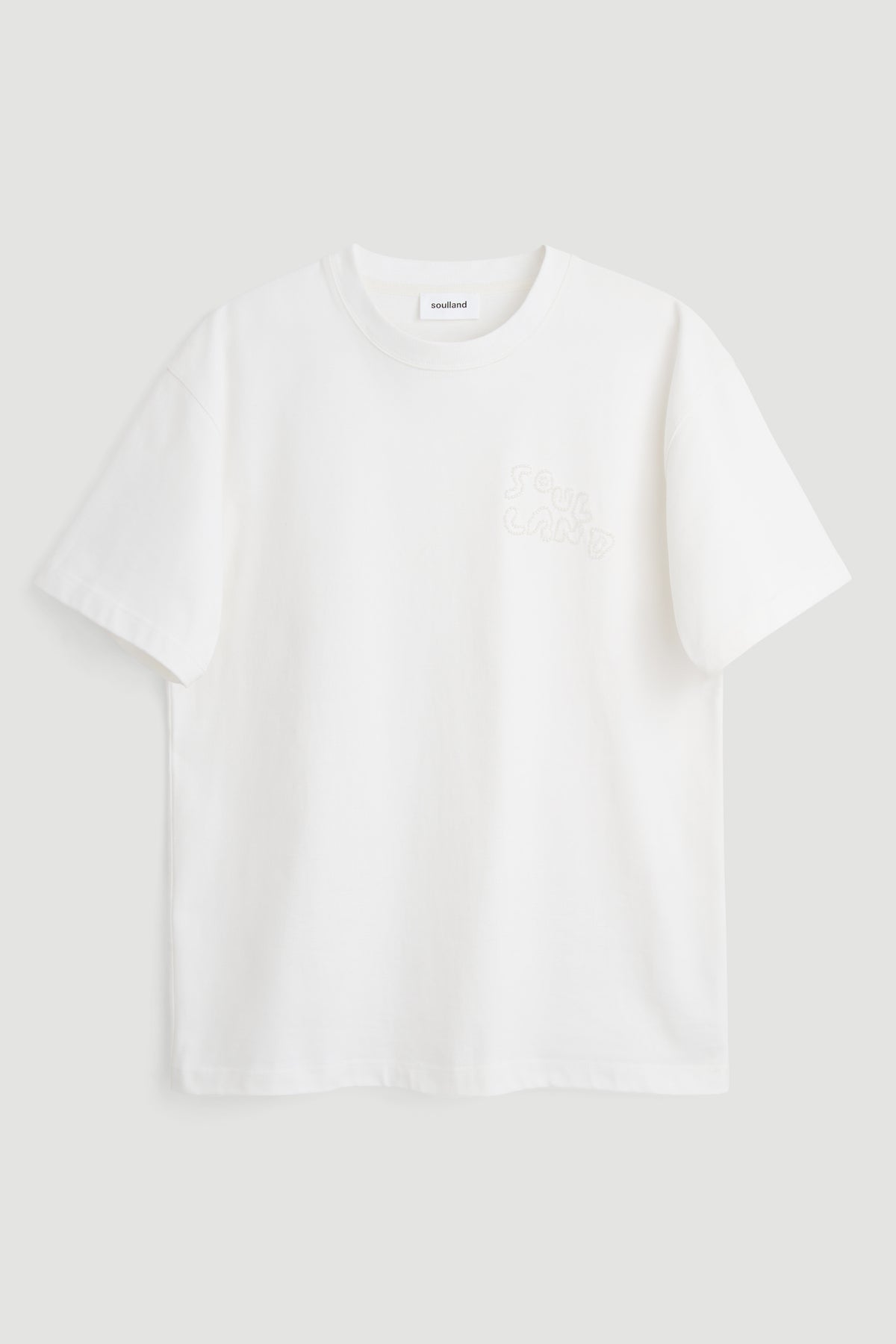 KAI beaded T-shirt, White