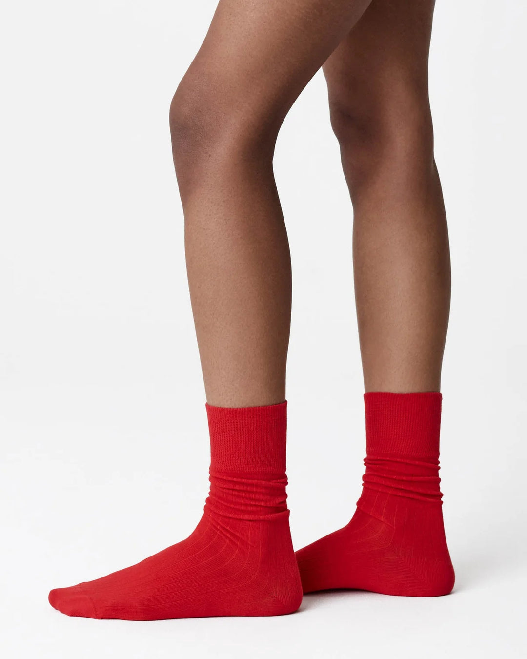 2-pack Edna Cotton Socks - Rouge