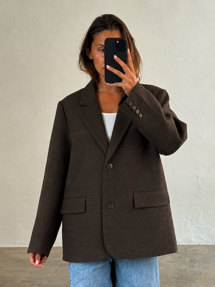Solvej Blazer - Espresso