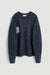 FRANK crewneck brushed boucle sweater