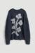 FRANK crewneck brushed boucle sweater