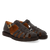 Strap buckle sandal, Dark Brown