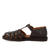 Strap buckle sandal, Dark Brown