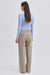 Fique Wide Trousers, Roasted Cashew