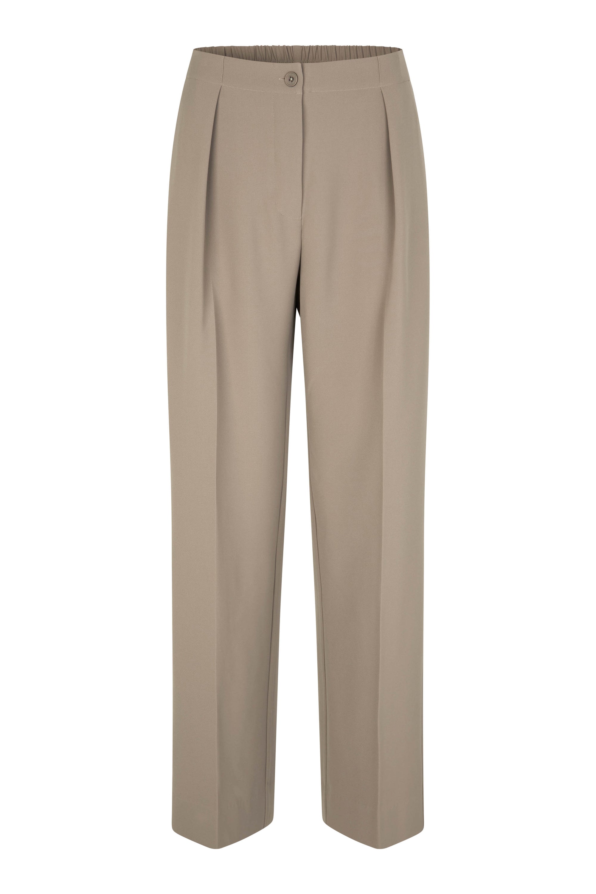 Fique Wide Trousers, Roasted Cashew