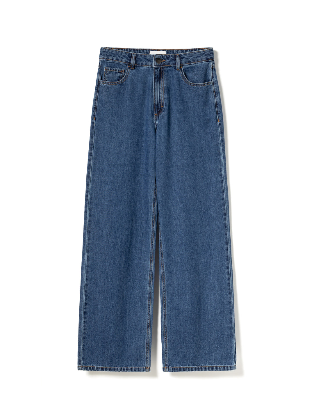 Katy Mid Waist Jeans, Blue Wash