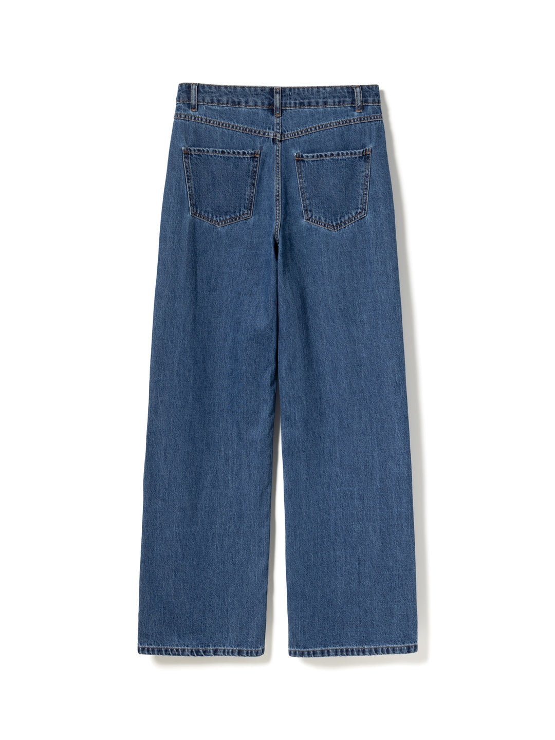 Katy Mid Waist Jeans, Blue Wash