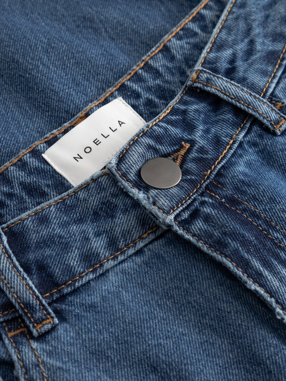Katy Mid Waist Jeans, Blue Wash