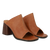 Mule with sculptural heel, Tan