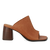 Mule with sculptural heel, Tan