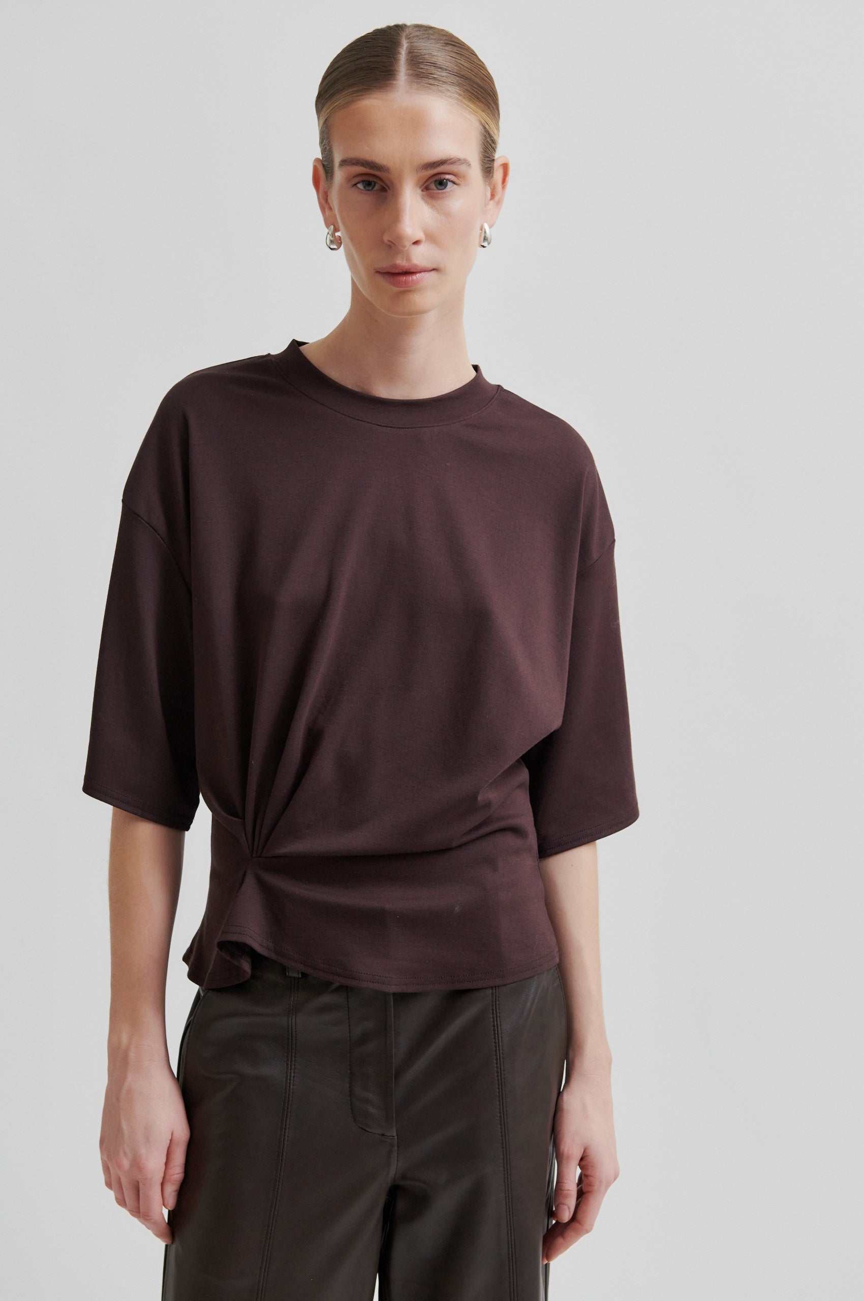 Missouri Tee, Chocolate Plum