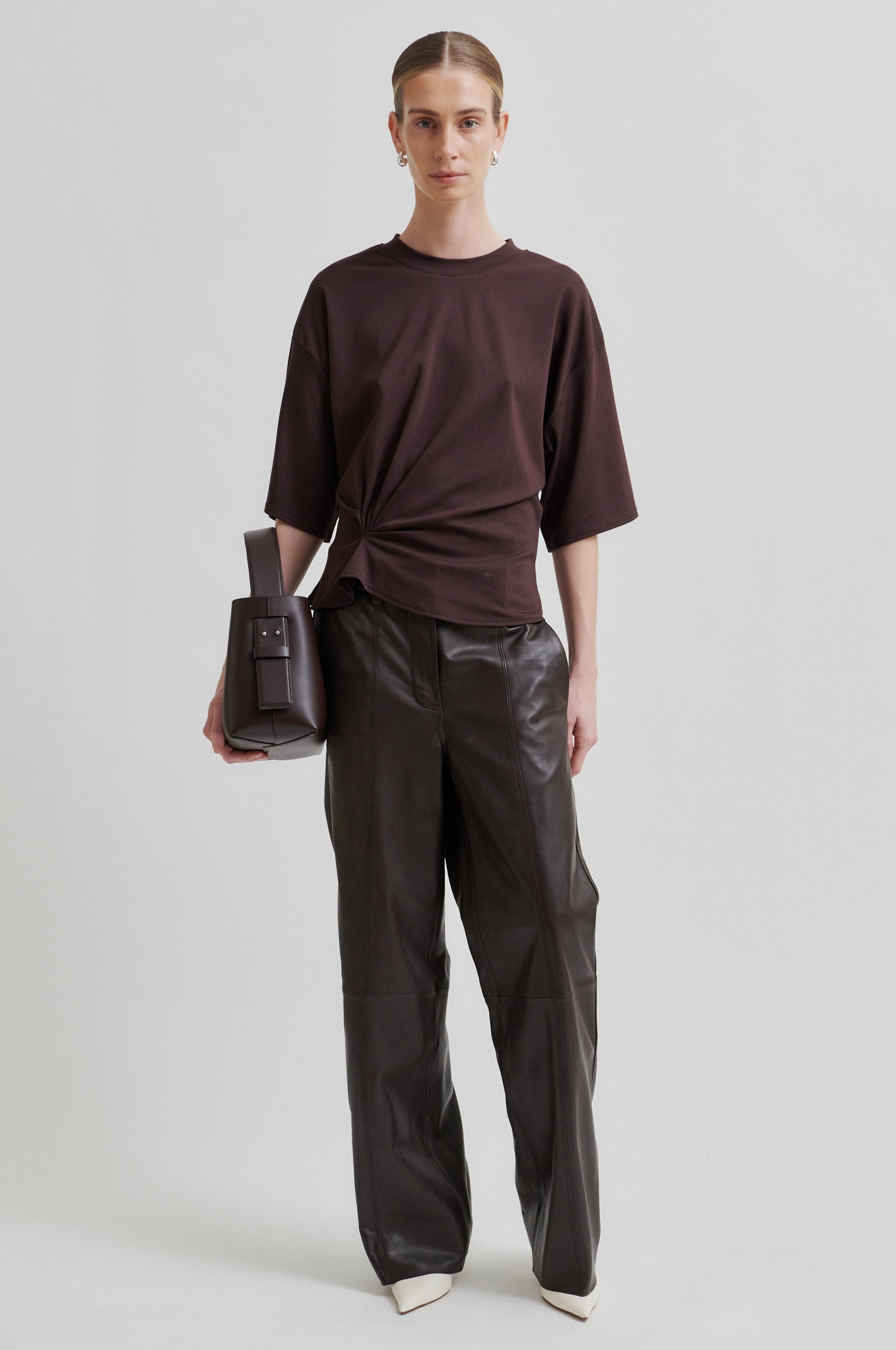 Missouri Tee, Chocolate Plum