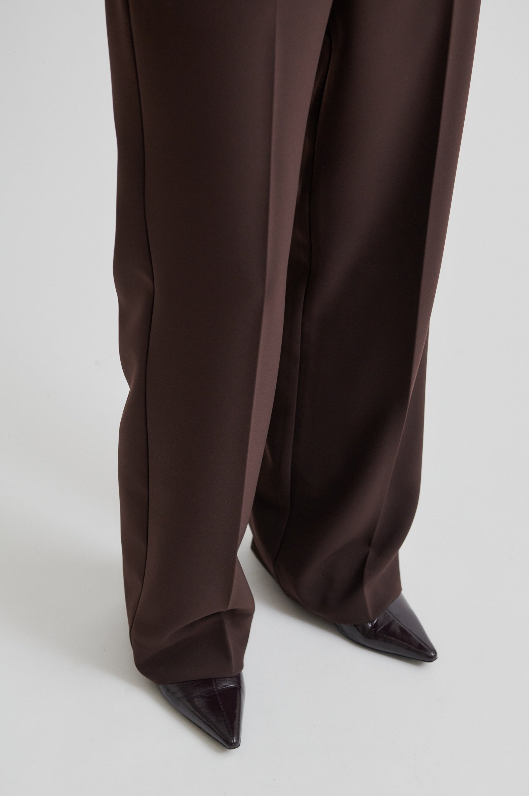 Fique Classic Trousers, Chocolate Plum