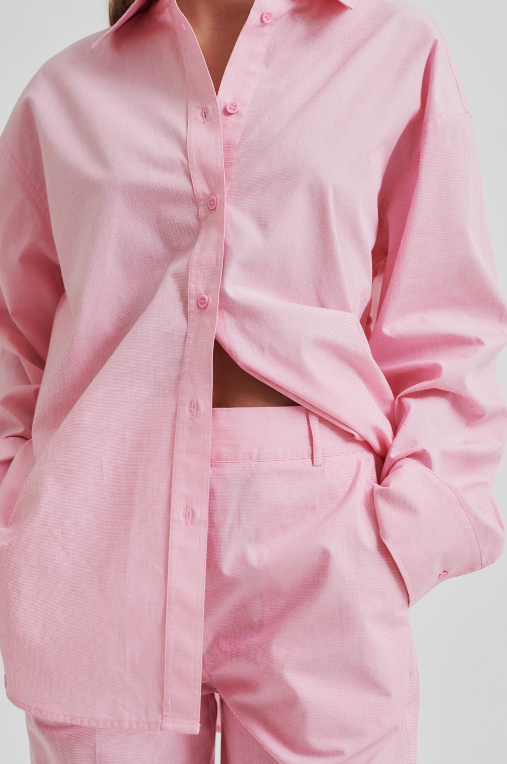 Lucine Shirt, Pink Cosmos