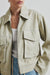 Lanto Leather Jacket, Sand