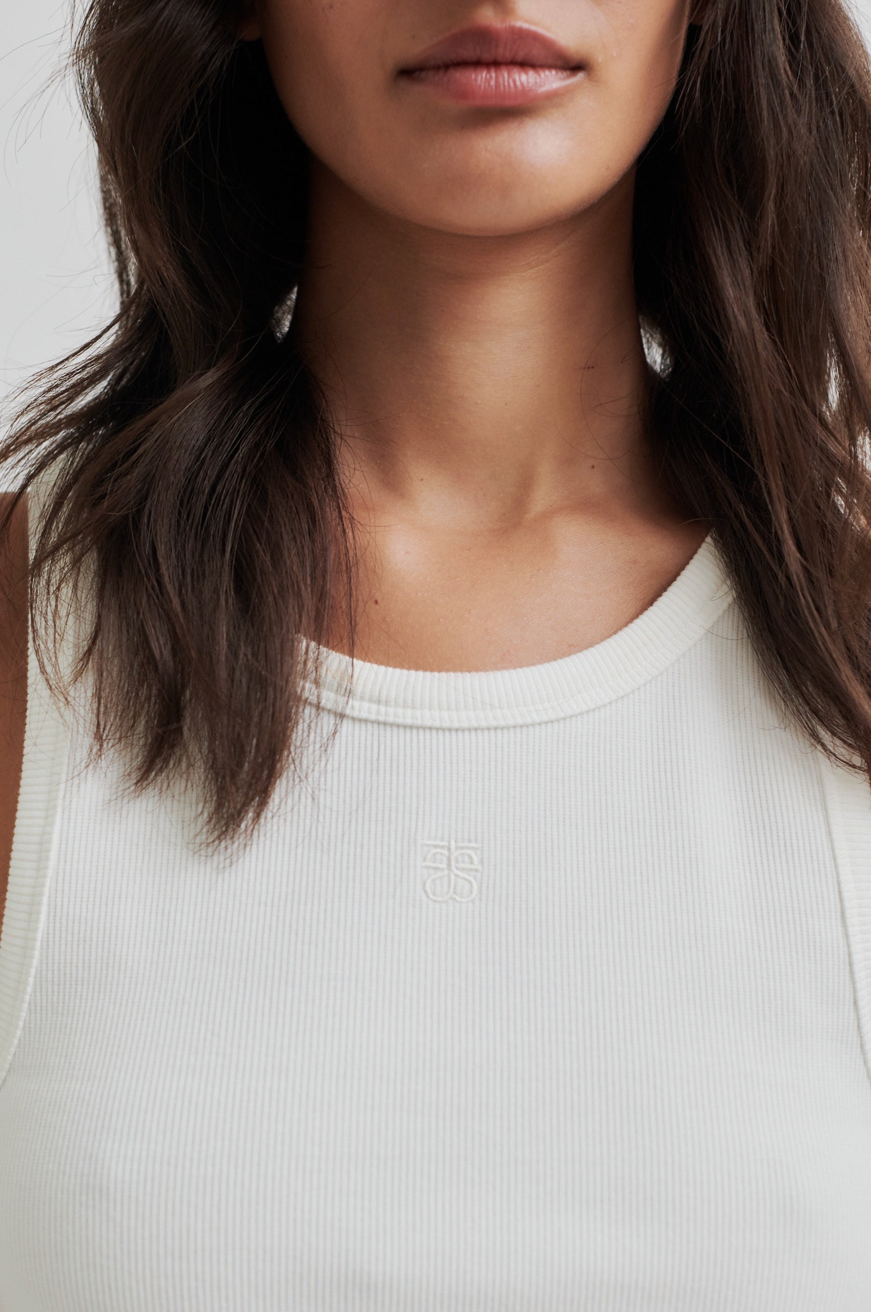 Gelina Tank Top, White