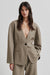 Levelup Blazer, Mid Brown Melange