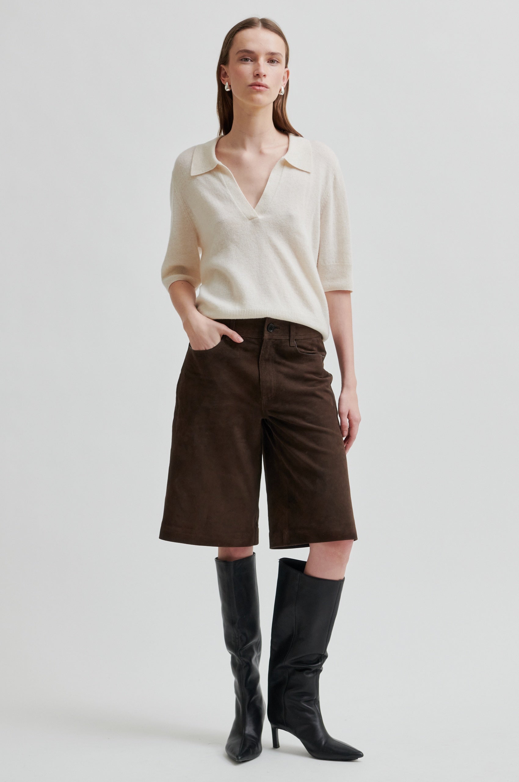 Noormie Suede Shorts
