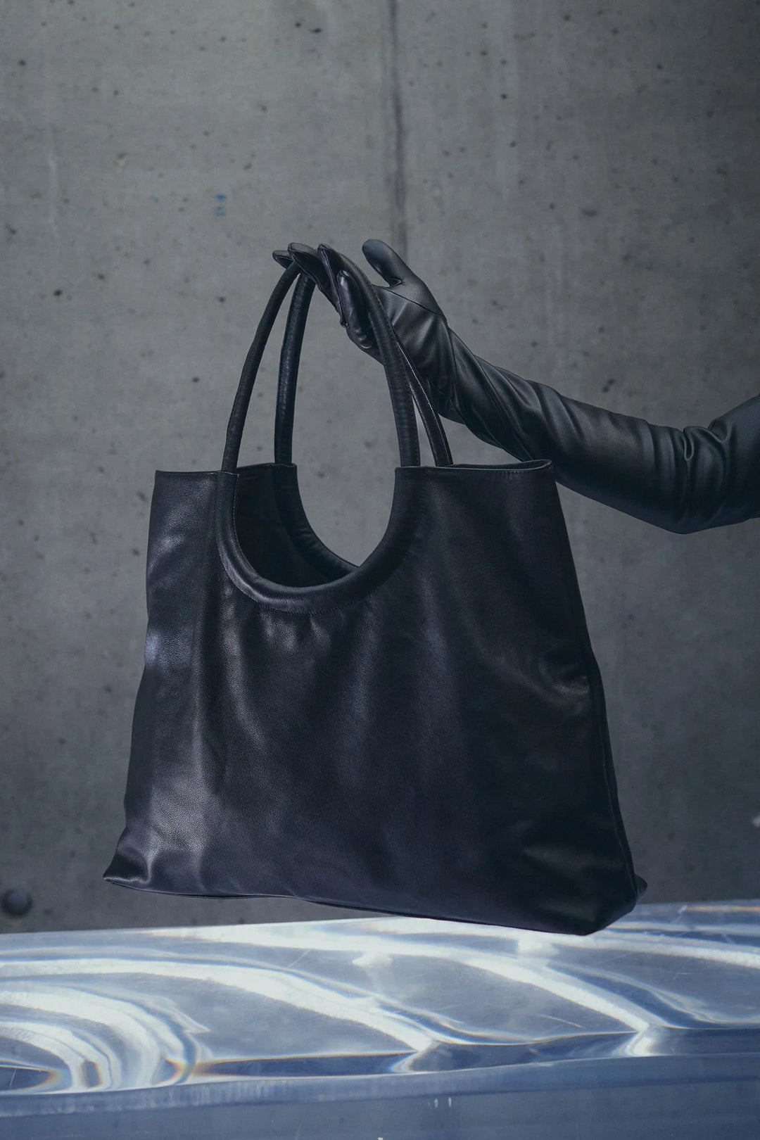 Alberta Leather Bag - Black
