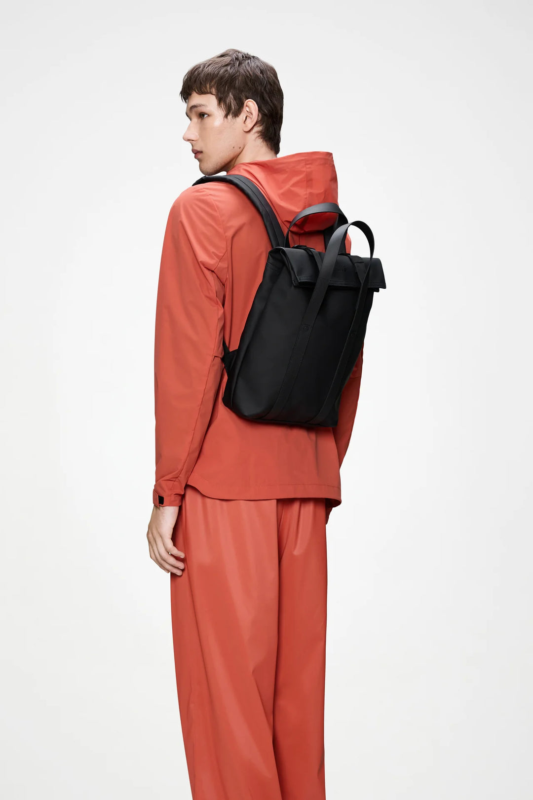 2-Way Mini Tote Backpack, Black