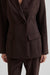 Fique Fitted Blazer, Chocolate Plum