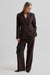 Fique Fitted Blazer, Chocolate Plum