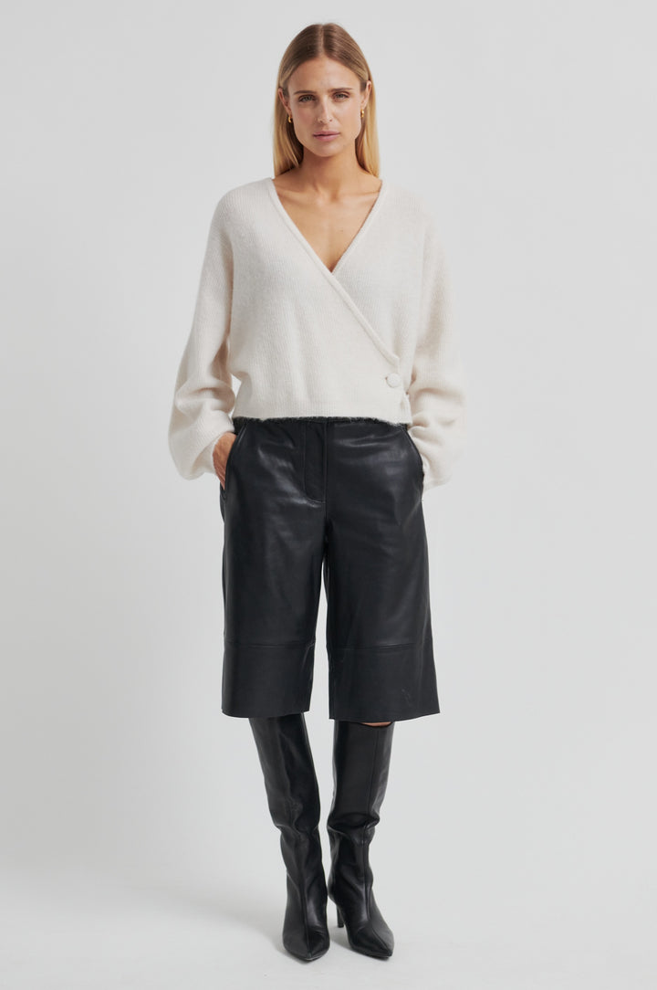 Gabby Wrap Knit, Soft Beige