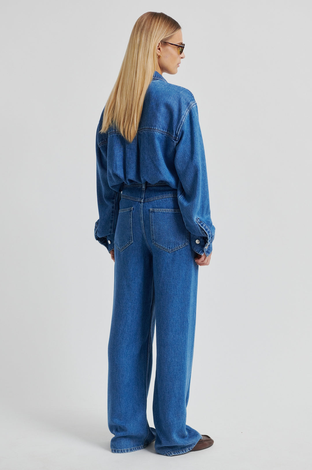 Irvina Denim Jeans, Denim Blue