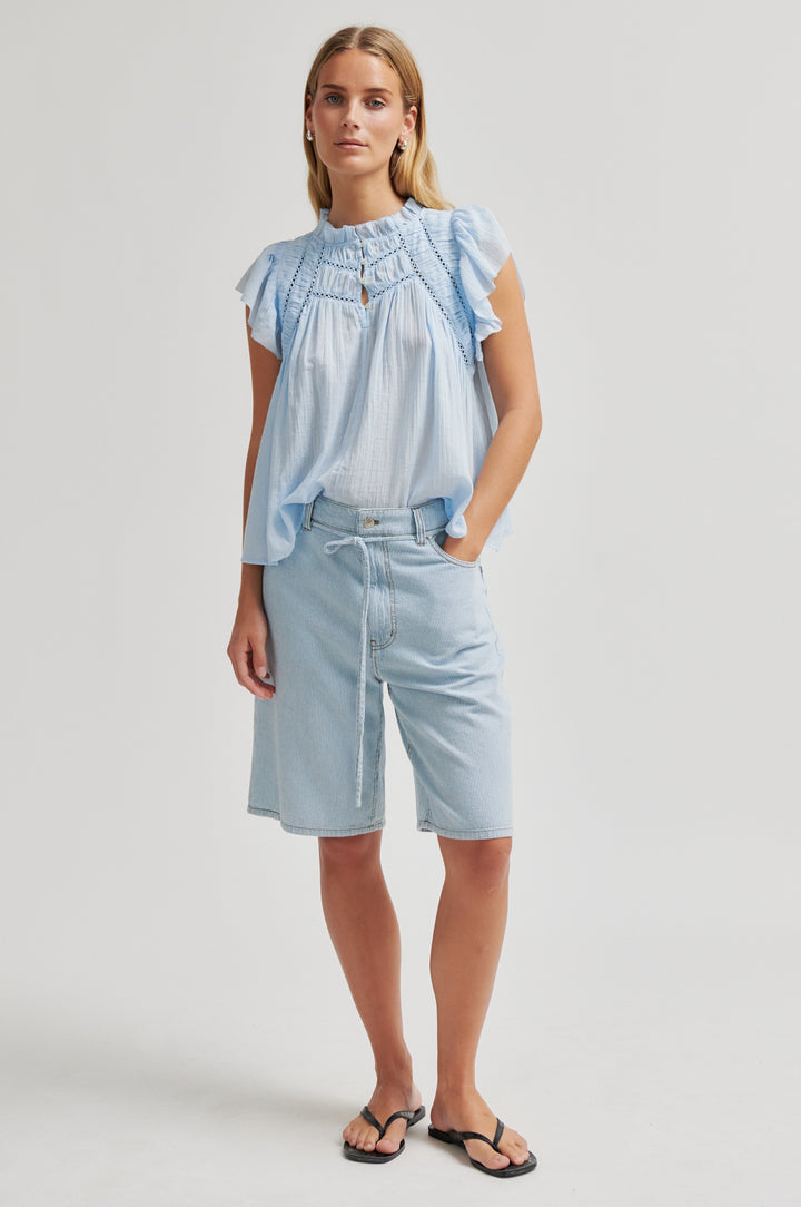 Marseilles Shorts, Blue Stripe