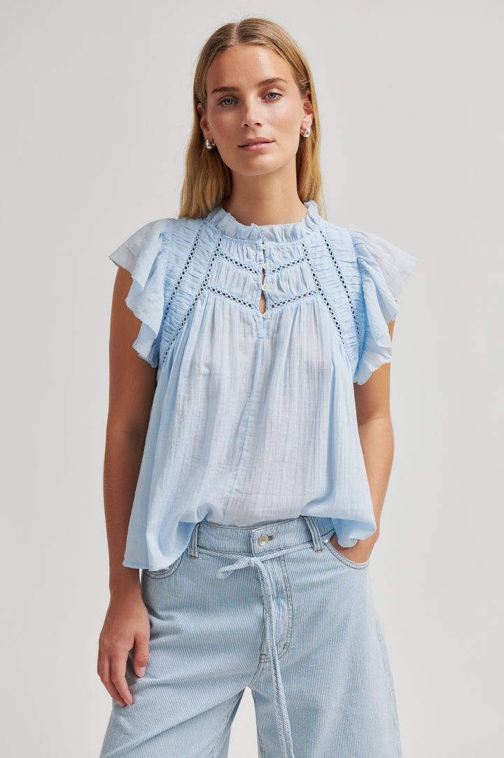 Marseilles Shorts, Blue Stripe