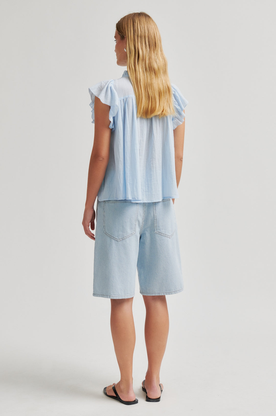 Marseilles Shorts, Blue Stripe