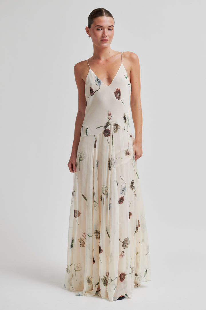 Florala Strap Dress