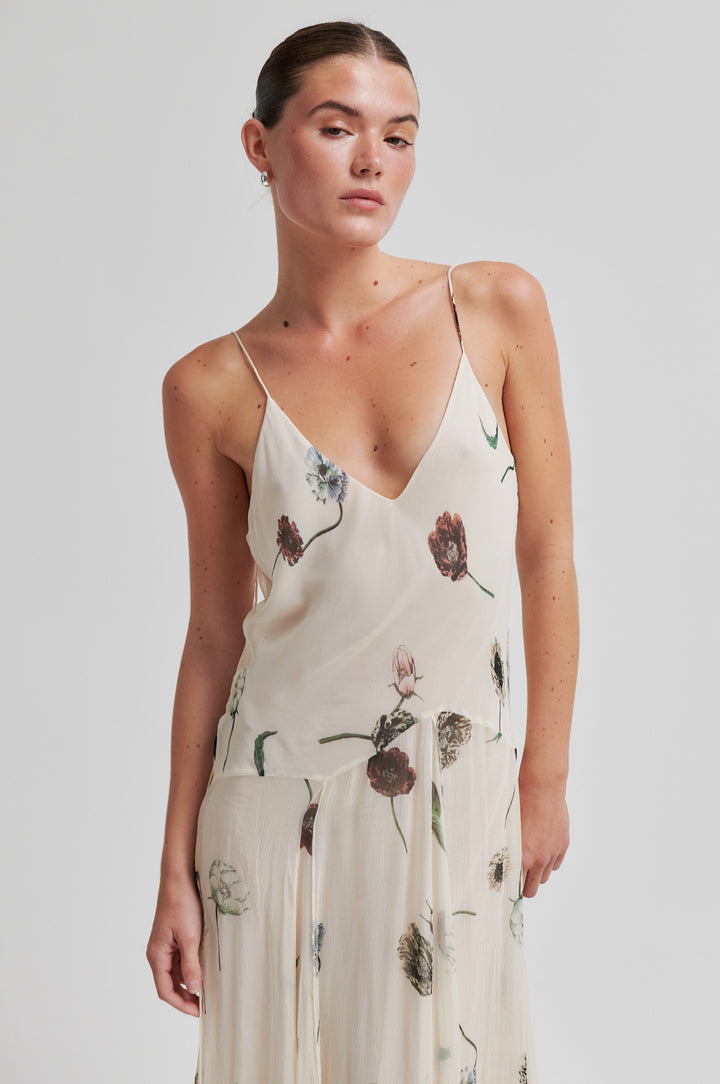 Florala Strap Dress