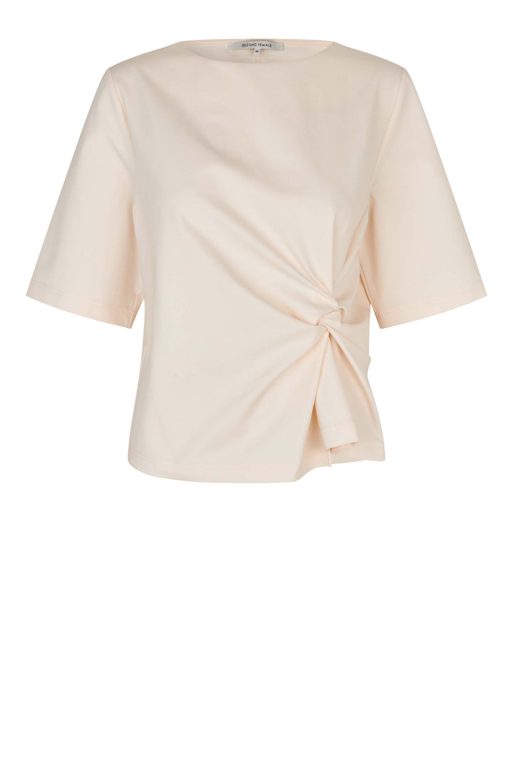 Arkai Drape Tee - Eggnog